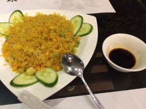 Fried Rice at Nha Hang Chay Thien Phat in Hanoi