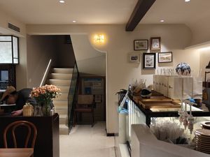 Restaurant interior at Hermit's Cafe 尚隱植物料理 in Hangzhou