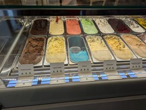 Vegane Eis Auswahl at Eisgarten in Jena