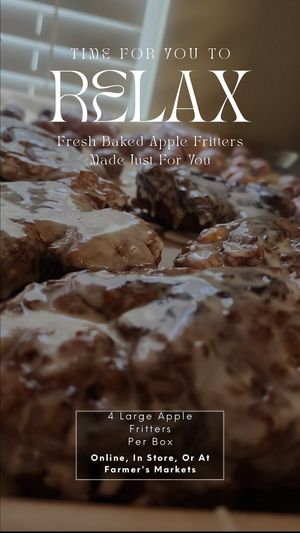 Fresh Made Apple Fritters 🍎 at Heritage Rise Sourdough in Elk Grove