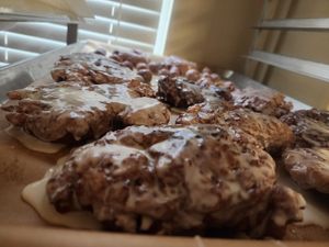Vegan Apple Fritters at Heritage Rise Sourdough in Elk Grove