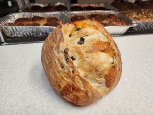 Jalapeno Vegan Cheddar Boule 😋 at Heritage Rise Sourdough in Elk Grove
