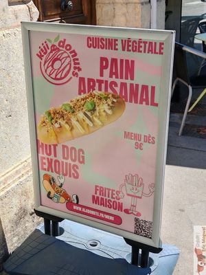 Hotdog at Kiji Donuts in Lyon