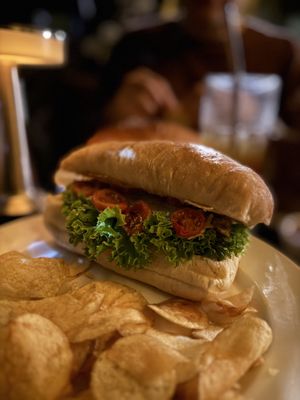 Sándwich no-chicken  at La CATfeteria in Bucaramanga