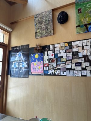 Fun interior   at Cafe Igel in Hiroshima