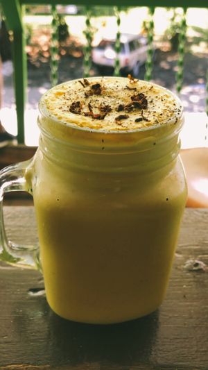 Golden milk!  at Como En Mi Casa in Puerto Viejo De Talamanca