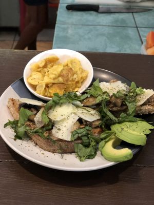 Vegetarian breakfast   at Como En Mi Casa in Puerto Viejo De Talamanca