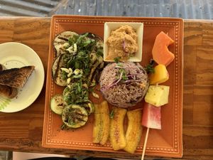 Vegan gallo pinto 🌱 at Como En Mi Casa in Puerto Viejo De Talamanca