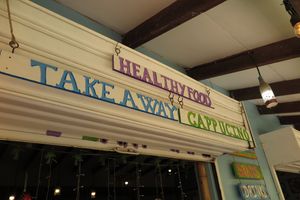 healthy food . 
somos lo que comemos! at Como En Mi Casa in Puerto Viejo De Talamanca