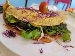 Deli sandwich  at Como En Mi Casa in Puerto Viejo De Talamanca