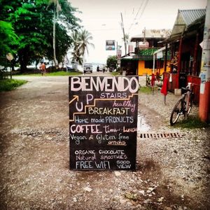 on the road! recognize us so! :) at Como En Mi Casa in Puerto Viejo De Talamanca