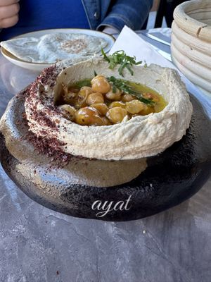 Hummus  at Ayat - Bushwick in Brooklyn