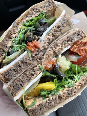 Vegan sandwich from Haferkater, FRA  at FRA - Haferkater in Frankfurt