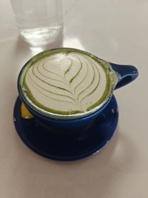 Blueberrt Lemon Matcha Latte at Borage  in Speedway