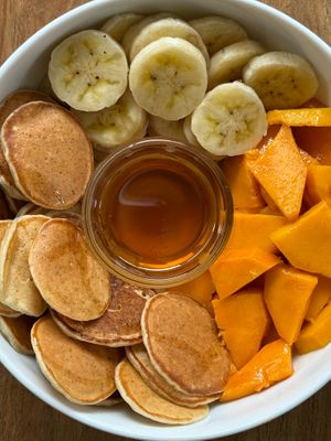 BABY PANCAKES at Cafe Nella Giungla in Hikkaduwa