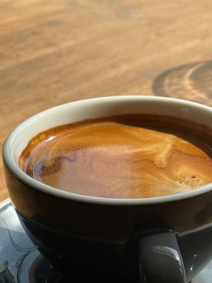 LONG BLACK at Cafe Nella Giungla in Hikkaduwa