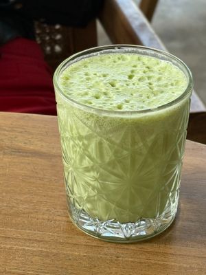 PINEAPPLE BASIL SMOOTHIE at Cafe Nella Giungla in Hikkaduwa