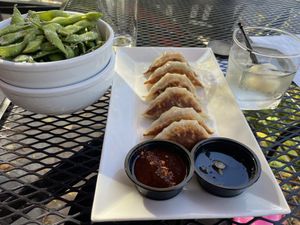Vegan dumplings   at Umami Ramen & Dumpling Bar in Madison