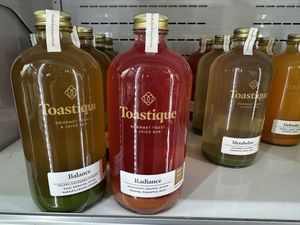 Grab and go juices   at Toastique  in Washington