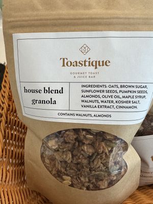 Love that the granola is vegan!  at Toastique  in Washington