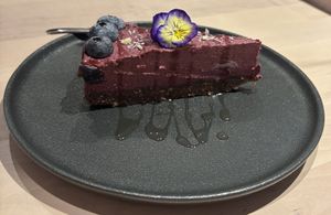 Berry ‘cheesecake '  at Colibri in Vilnius
