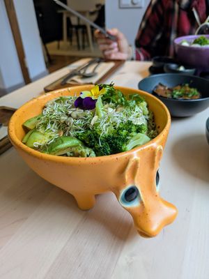 Green salad 💚 at Colibri in Vilnius