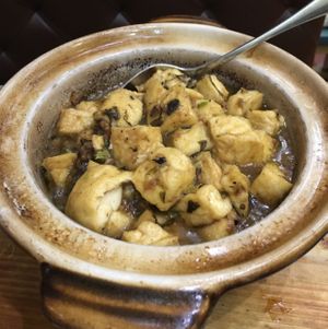 Pickle Veggie and Tofu Stew at Benzhen Vegetarian in Hong Kong Island