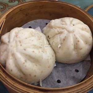 Barbecue pork bun at Benzhen Vegetarian in Hong Kong Island