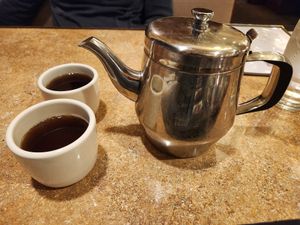 Oolong tea at Chen's Family Dish in Roseburg