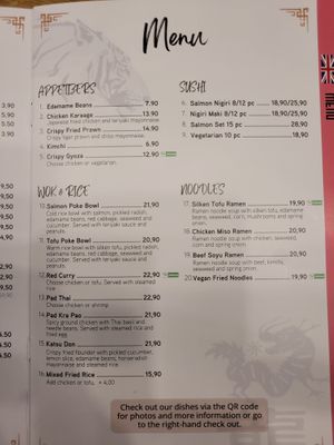 Menu at HEL - Two Tigers in Vantaa