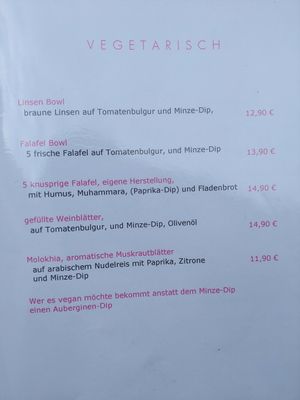 Menu at Gasthaus zum Hoffragner in Passau