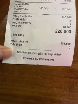 European spicy??  at Maharaja Lounge - Grand World in Phu Quoc