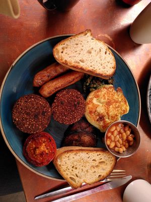 Vegan breakfast at Keoghs Cafe in Dublin