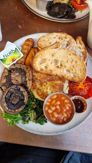 Vegan Irish Breakfast at Keoghs Cafe in Dublin