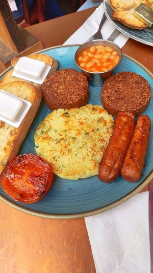 Irish vegan breakfast at Keoghs Cafe in Dublin