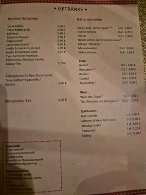  at Abyssinia Restaurant - Teff in Munich