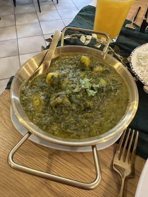 Aloo Palak  at Gujrat Palace in Calw
