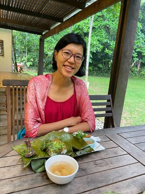 Gorgeous setting next to nature at Marge's Kĭch′ən in Petaling Jaya