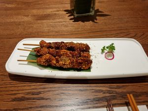 Yummy skewers at A Wave Pure Vegetarian Food (Flower Garden Store) 一朵浪花  纯净素食(花卉园店) in Chongqing