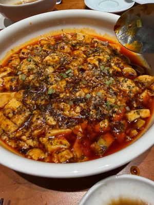 Spicy tofu (must try) at A Wave Pure Vegetarian Food (Flower Garden Store) 一朵浪花  纯净素食(花卉园店) in Chongqing