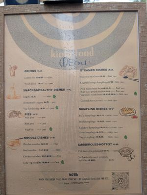 Kiota food menu at Kiota Food in Nairobi