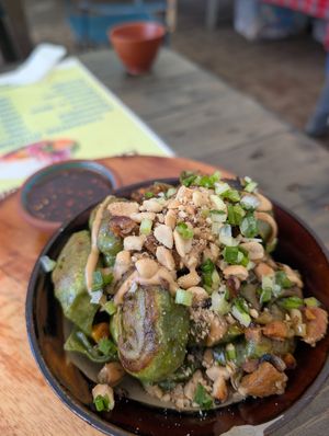 Veg dumplings (fried) at Kiota Food in Nairobi