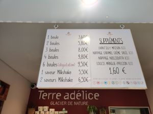 Prix at Glacier Terre adélice Annecy in Annecy