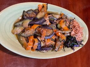 Delicious eggplant at Ngư Restaurant - Vietnamese Cuisine & Vegan Food  in Hanoi