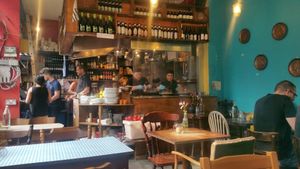 Quiet inside when it's warm outside at Sarava Creperie  in South West London