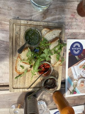   at Sarava Creperie  in South West London