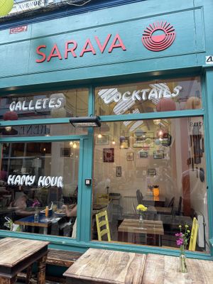   at Sarava Creperie  in South West London