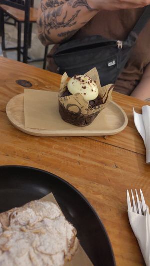 Chocolate Muffin at SULO in Tarlac City