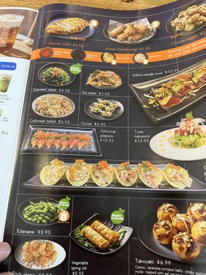 Options  at Funshi Sushi Ramen Boba in Fairview Park