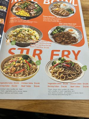 Vegan noodles  at Funshi Sushi Ramen Boba in Fairview Park